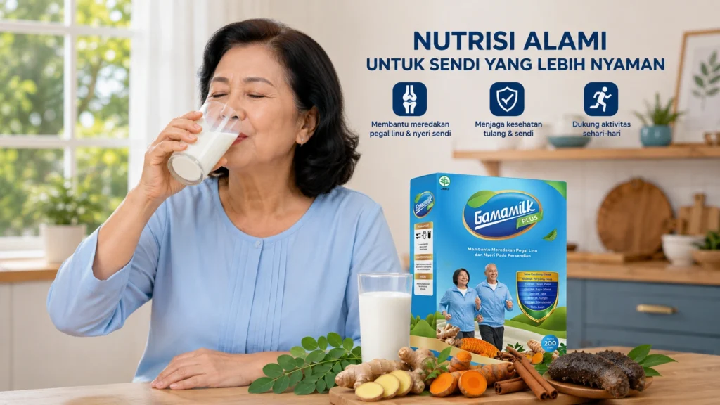 kandungan nutrisi susu etawa herbal gamamilk untuk nyeri sendi dan menguatkan tulang rawan